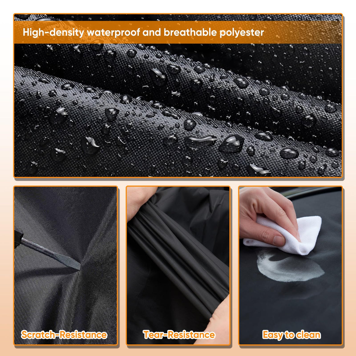 NEVERLAND Camaro covered in driveway lifestyle shot showing everyday weather protection benefit