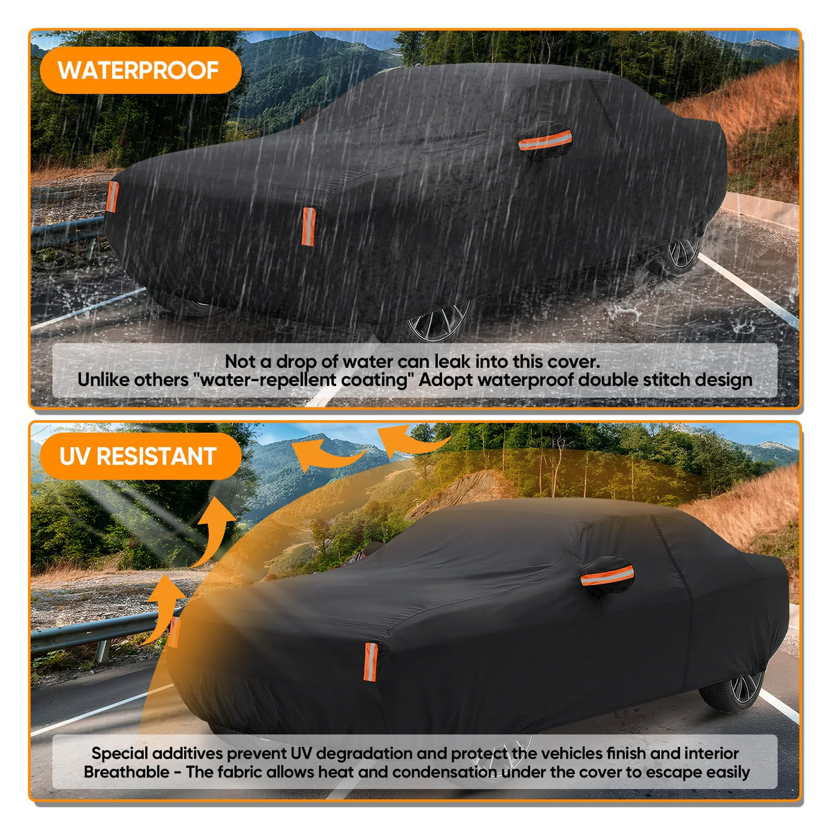NEVERLAND reflective stripe panel improving nighttime visibility