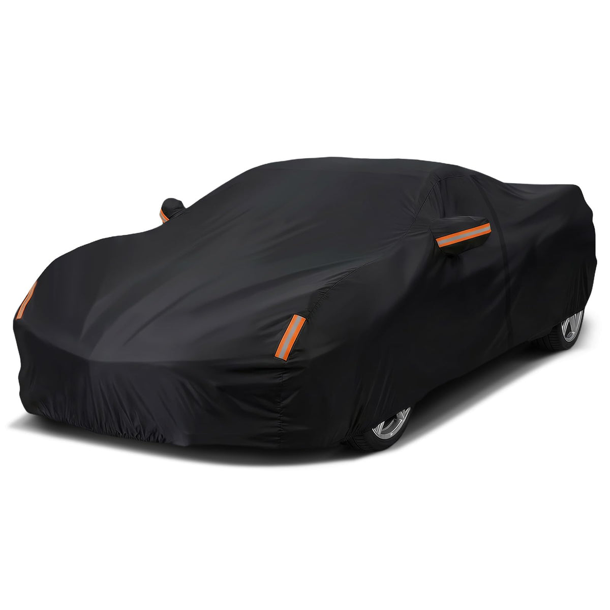 NEVERLAND front view cover on Corvette showing full-body protection and fit