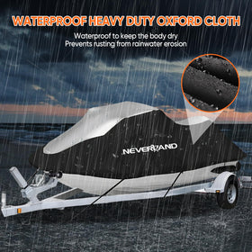 NEVERLAND close-up of elastic hem hugging bow and stern for snug fit and protection