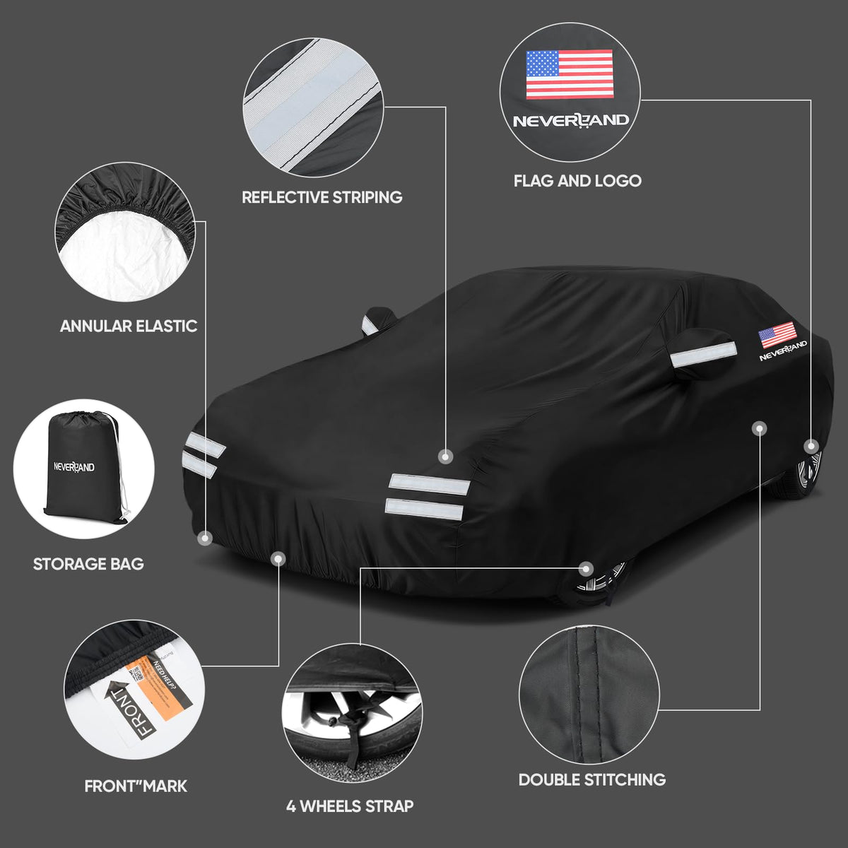 NEVERLAND folded compact in trunk for easy storage and transport