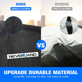NEVERLAND folded cover in storage bag for compact transport