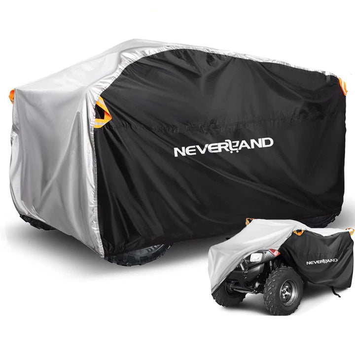 NEVERLAND front view on ATV showing full coverage and protection