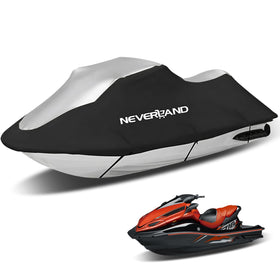NEVERLAND front view of cover fitted on jet ski showing full protection and easy install