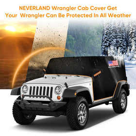 NEVERLAND installed side profile displaying tidy fit on Jeep Wrangler