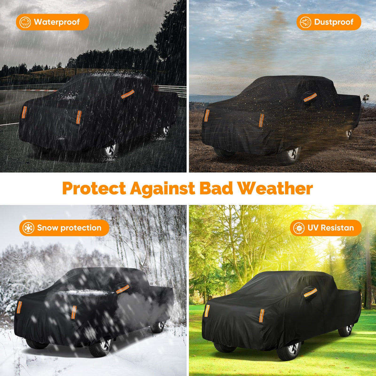 NEVERLAND lifestyle driveway view showing all-weather protection