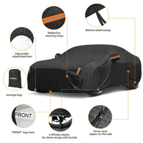 NEVERLAND Mustang driver-side zipper detail for easy access and convenience