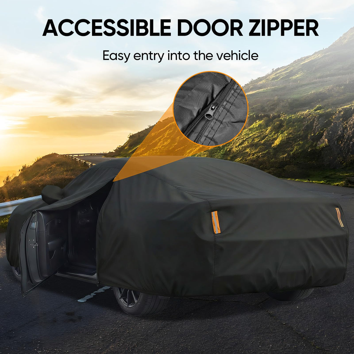 NEVERLAND Mustang reflective stripe improving night-time visibility and safety