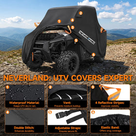 NEVERLAND reflective handle for easy removal and visibility