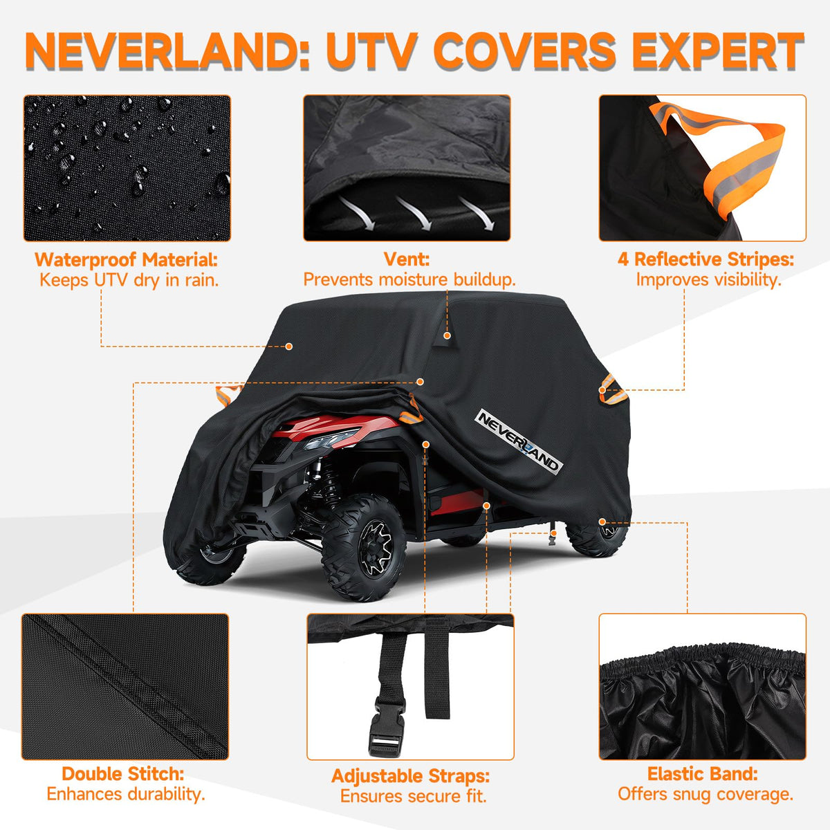 NEVERLAND reflective stripe visible at night improving vehicle visibility