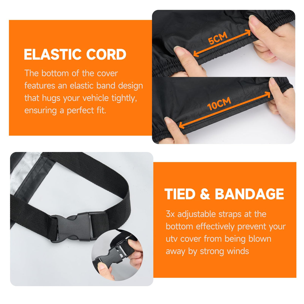 NEVERLAND storage bag and snaps included for compact storage