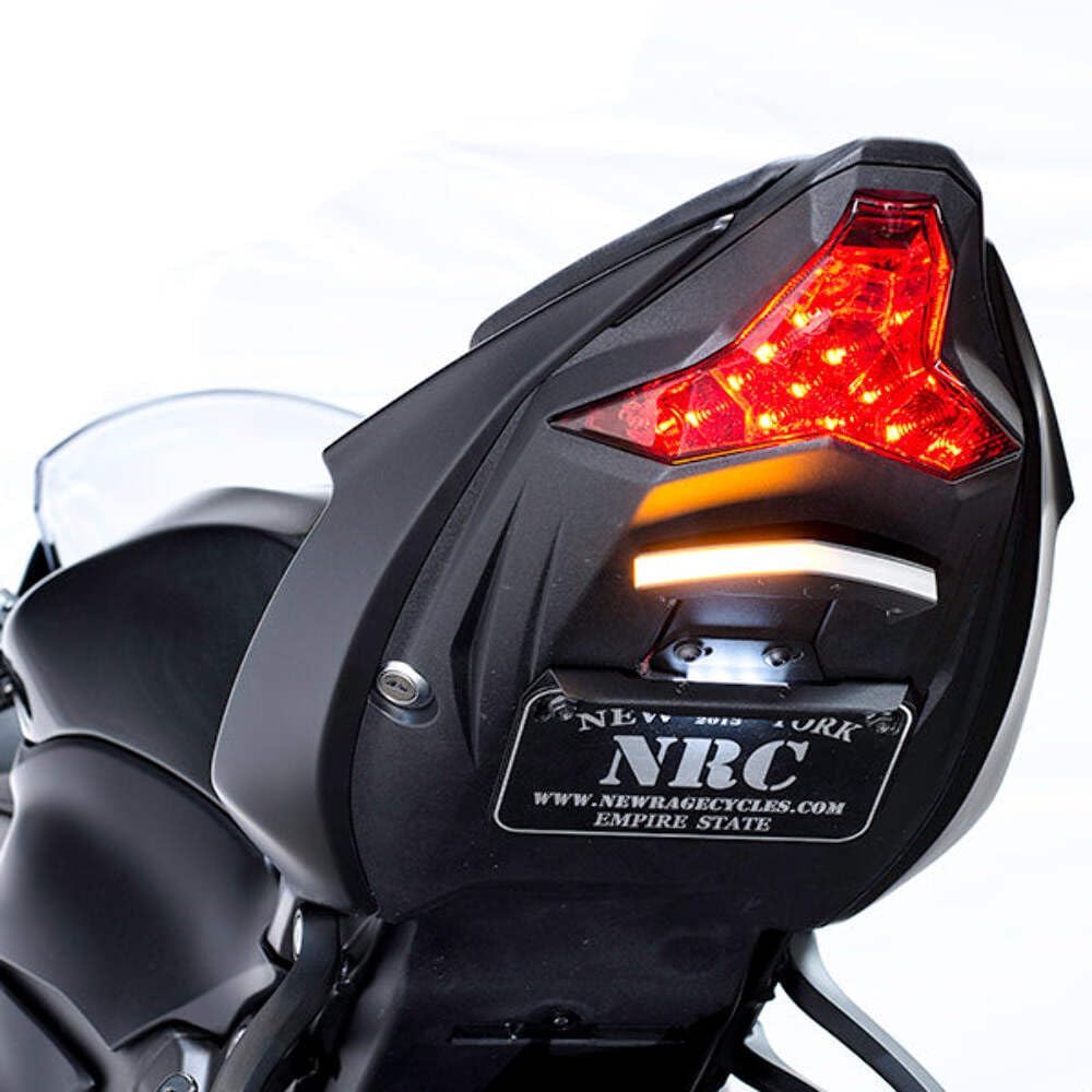 New Rage Cycles close-up of mounting holes and hardware showing precise fit and durable construction