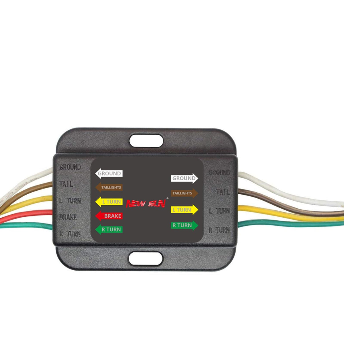NEW SUN close-up of color-coded wires for quick correct installation benefit