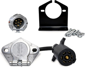 NEW SUN adapter front view showing plug shape and easy connection benefit