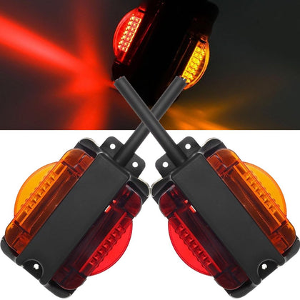NEW SUN front view fender light showing clear lens and bright LEDs for improved visibility