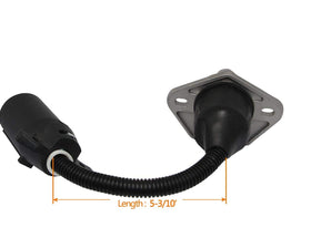 NEW SUN adapter installed between truck and trailer demonstrating quick hookup benefit