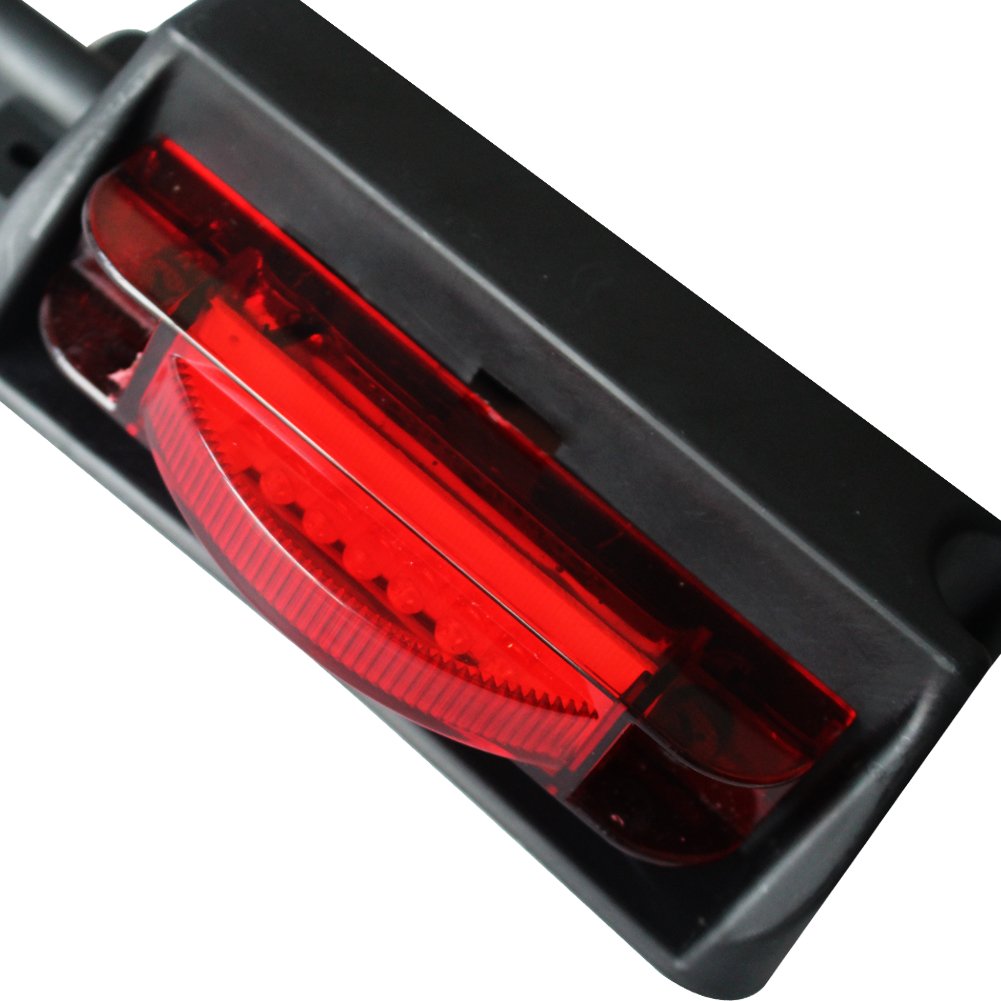 NEW SUN on trailer at night showing enhanced side visibility and clear marker lighting