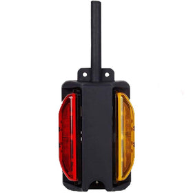 NEW SUN illuminated at night showing enhanced trailer side visibility and safety