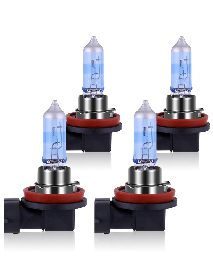 NEWBROWN front packaging showing four H11 bulbs and brand, highlighting reliable replacement