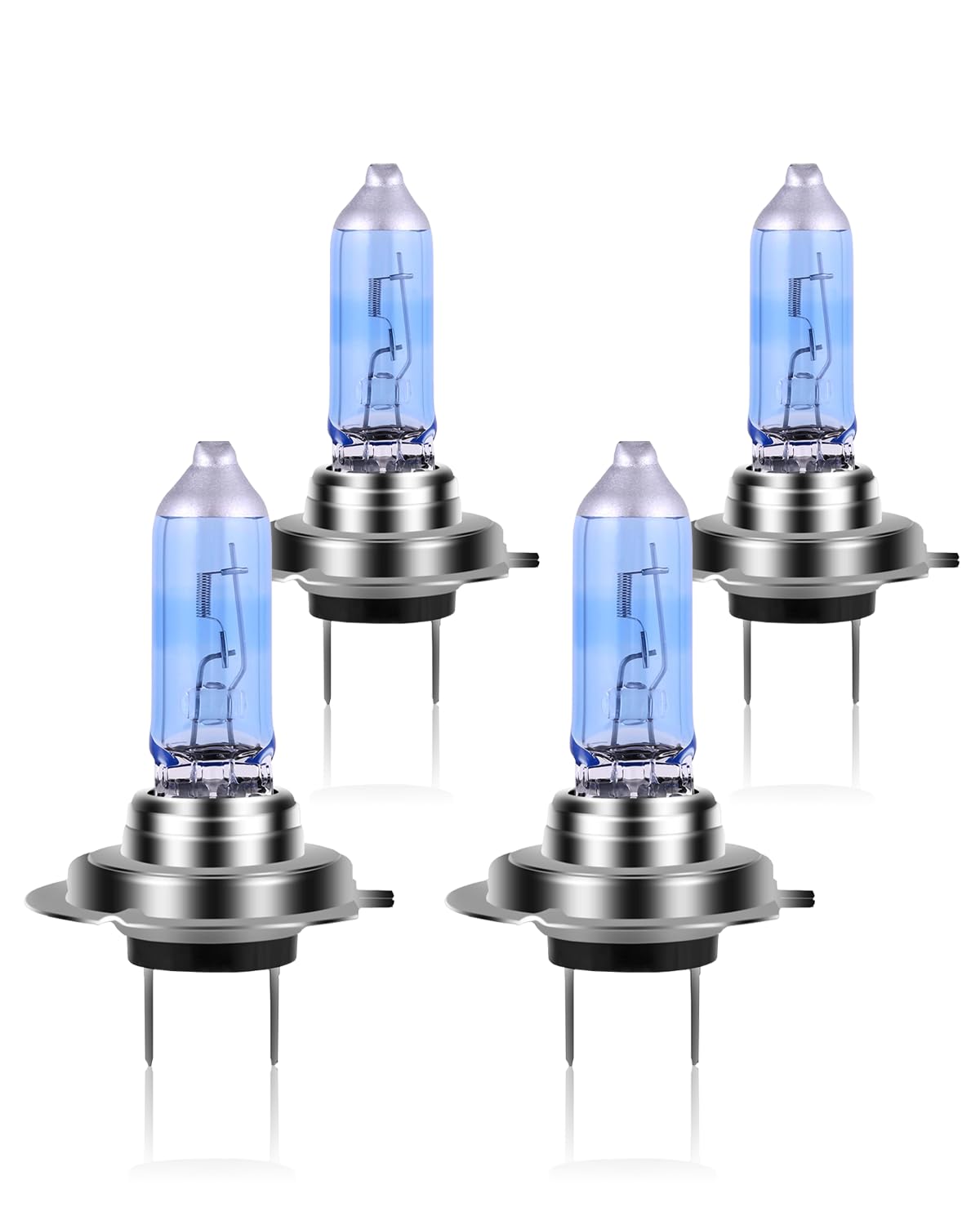 NEWBROWN H7 front packaging showing four bulbs and benefits