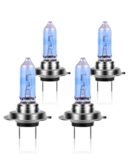 NEWBROWN H7 front packaging showing four bulbs and benefits