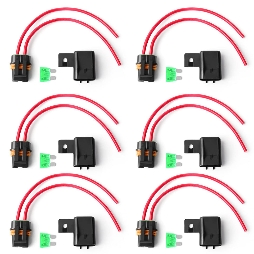 Newdeli front view of six-pack fuse holders showing compact kit and protection