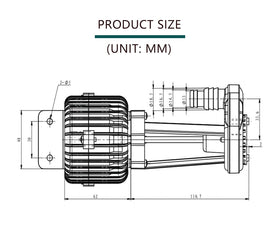 NEWDUN side label with electrical specs for easy compatibility check