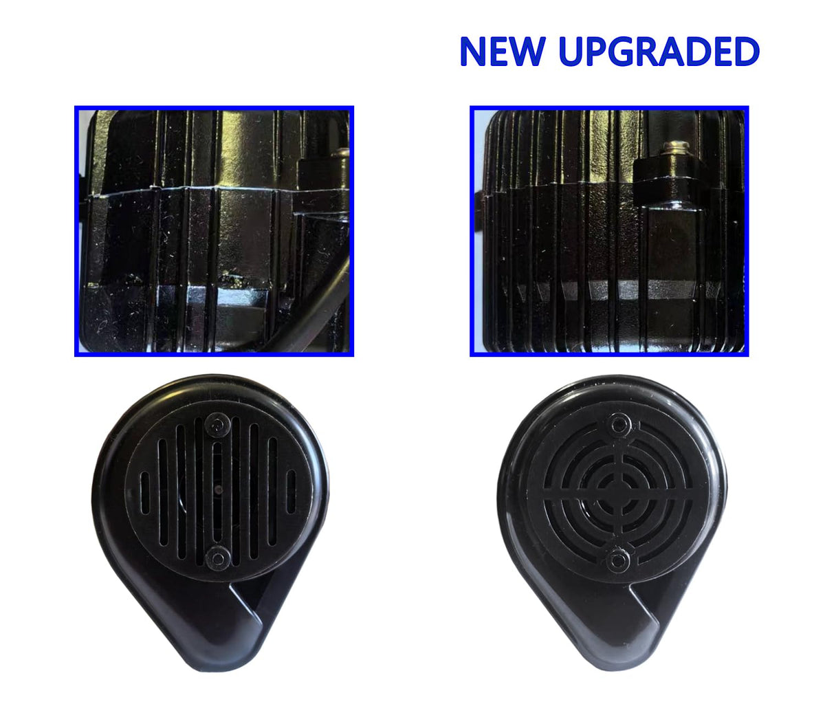 NEWDUN pump next to hand to show compact size and easy replacement