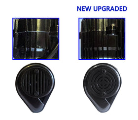 NEWDUN pump next to hand to show compact size and easy replacement