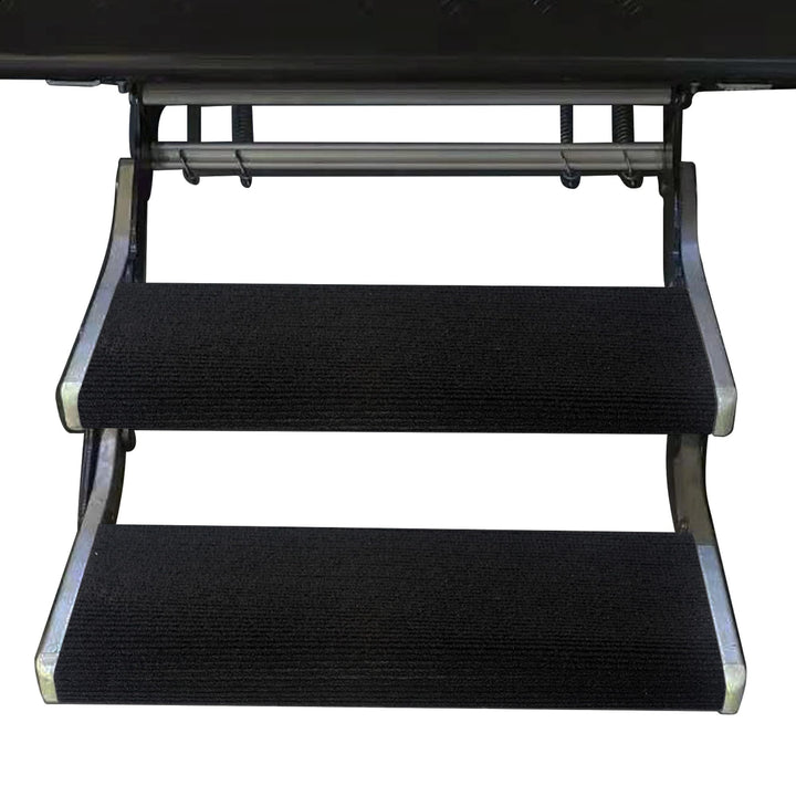 NEWFOM front view showing two step covers and packaging, durable protection