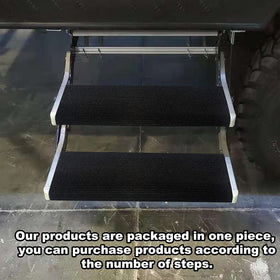 NEWFOM step cover with dog using stairs confidently, pet-safe traction benefit