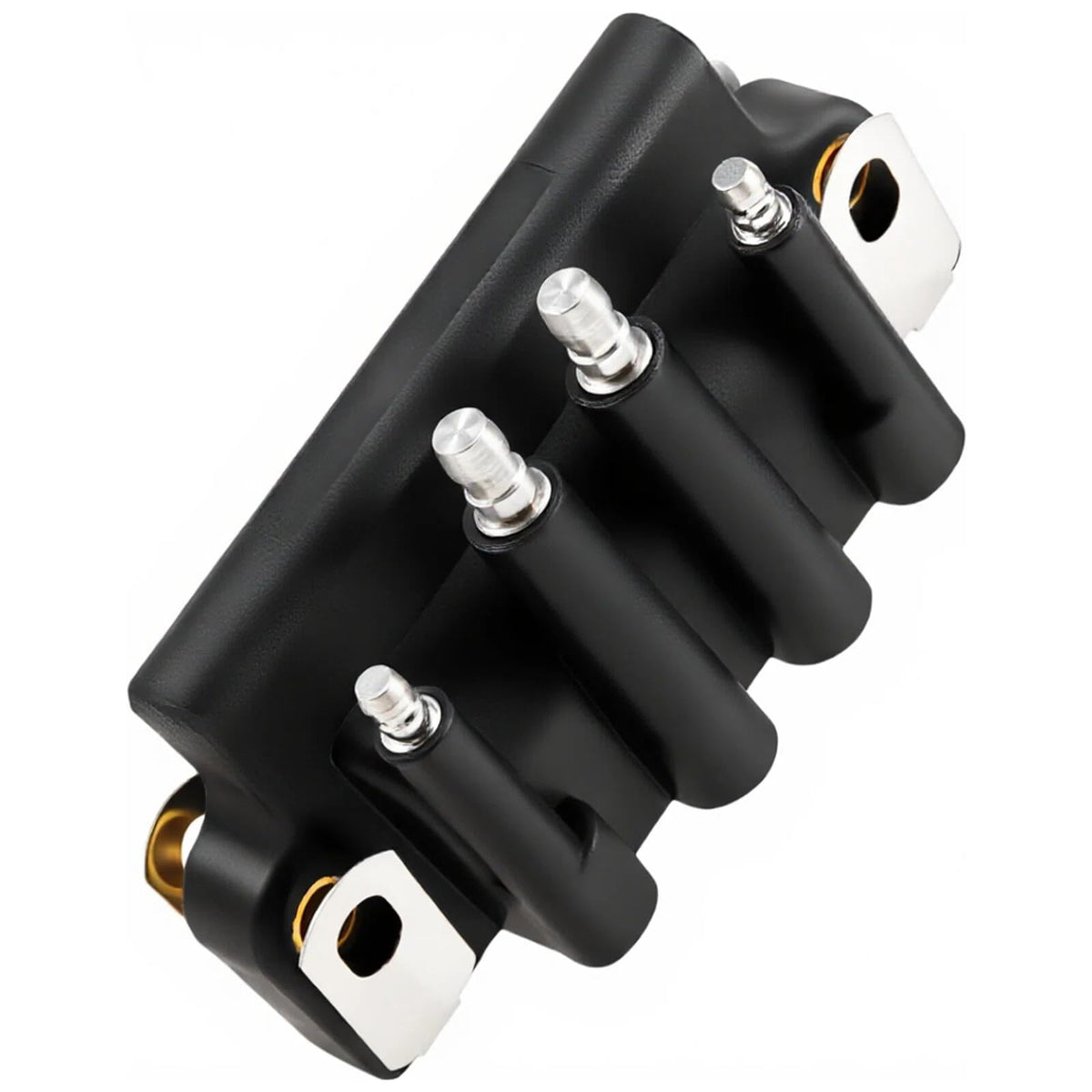 NEWHOW ignition coil front view showing mounting points and fit benefit