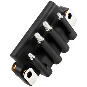 NEWHOW ignition coil front view showing mounting points and fit benefit