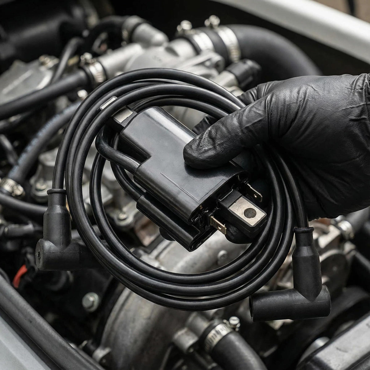 NEWHOW coil held in hand for scale to help buyers confirm correct size