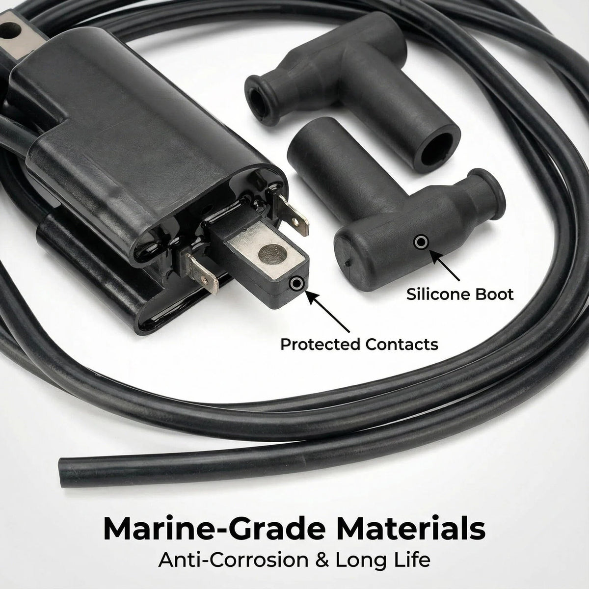 NEWHOW sealed housing close-up illustrating corrosion-resistant durability in salt air