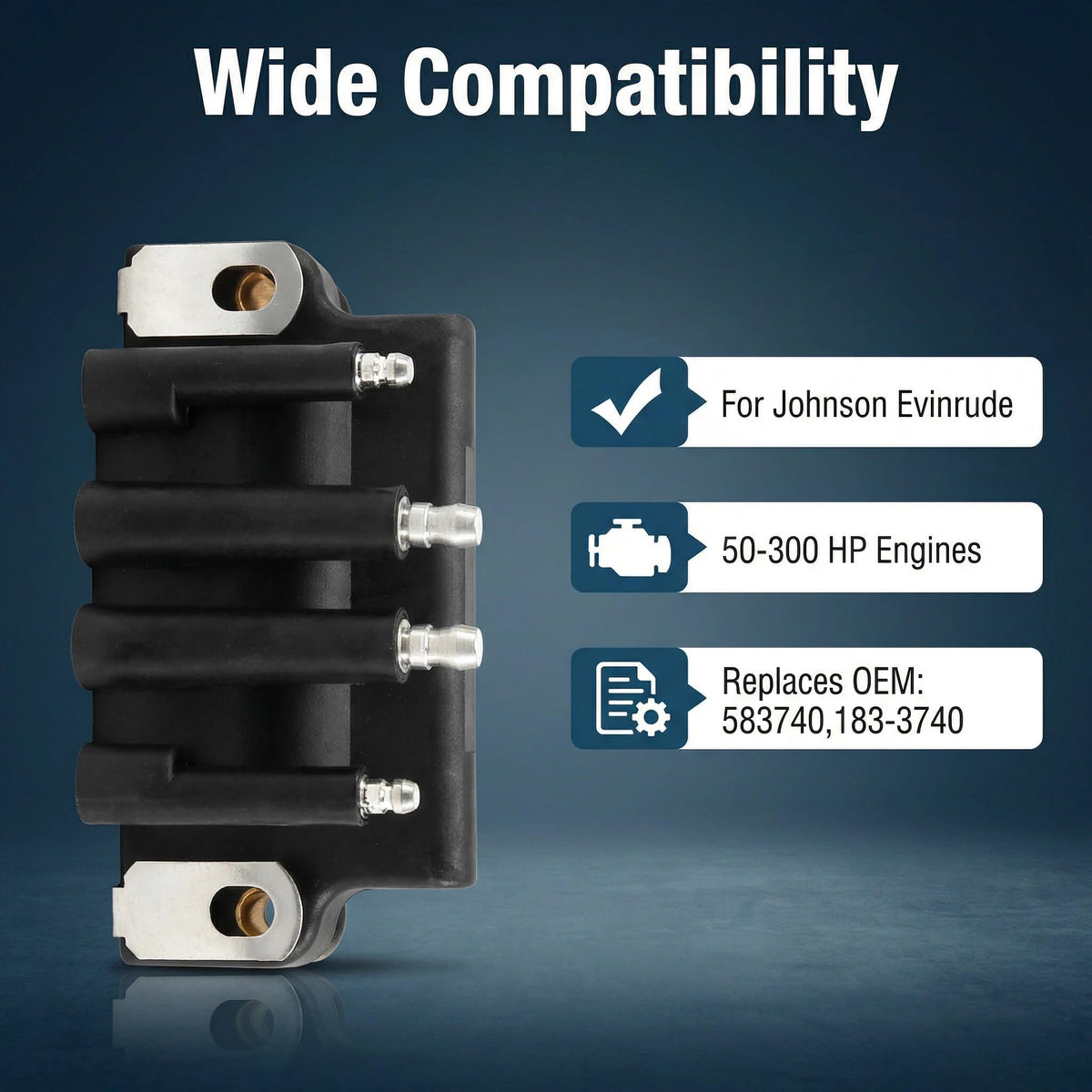 NEWHOW dual plug wires and boots illustrating correct dual-output configuration benefit