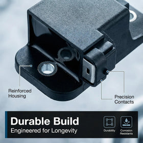 NEWHOW module installed on outboard engine demonstrating straightforward fit