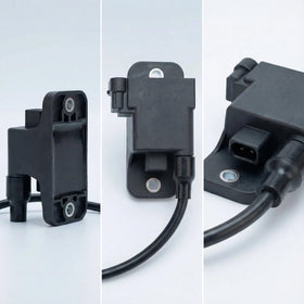 NEWHOW module next to wrench showing compact size for easy handling