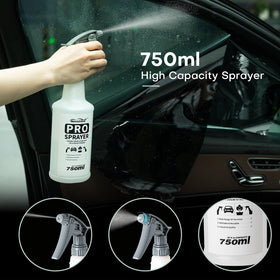 NEWISHTOOL 750ml sprayer close-up for consistent application and fewer refills