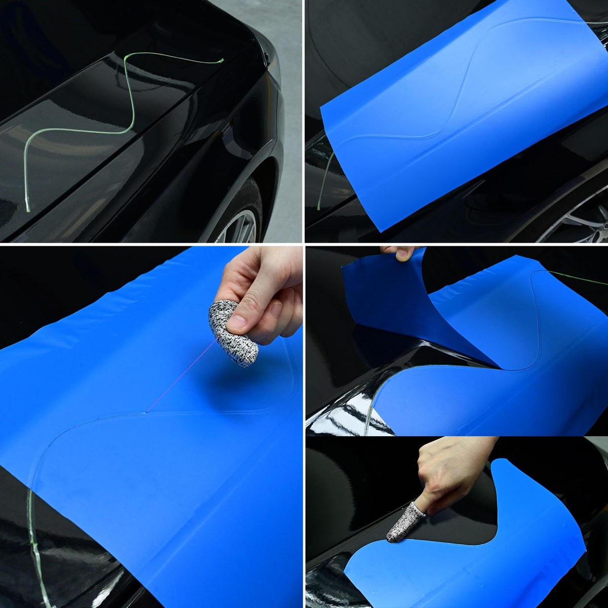 NEWISHTOOL felt squeegee texture close-up preventing scratches during smoothing