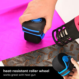 NEWISHTOOL foam wheel detail displaying soft heat-resistant texture for safe pressure