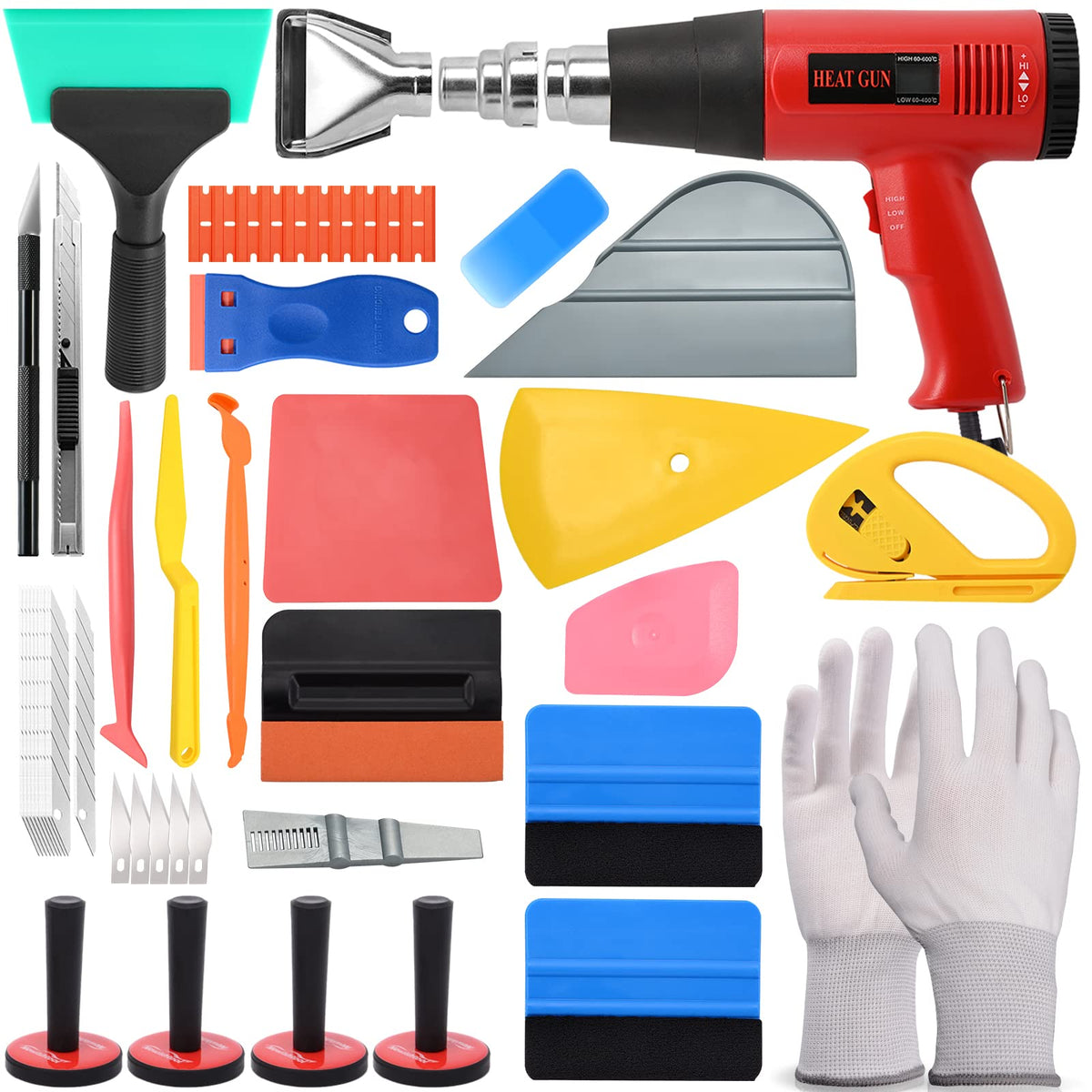 NEWISHTOOL kit layout showing all included tools for neat installations