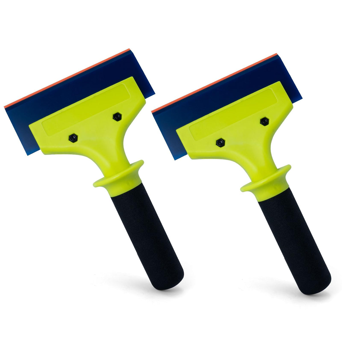 NEWISHTOOL front pack showing two squeegees and compact handles for efficient installations