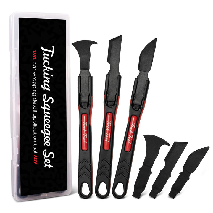 NEWISHTOOL front packaging showing complete 6-in-1 squeegee kit and benefits