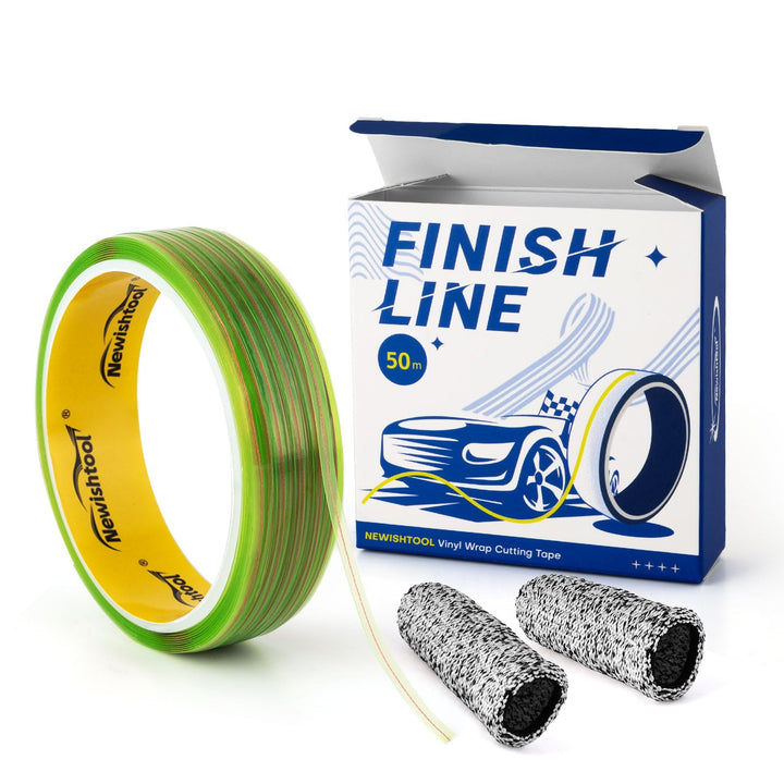 NEWISHTOOL front roll and label showing product length and width benefit of quick identification