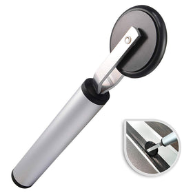 NEWISHTOOL front view showing handle and rubber roller for precise seams