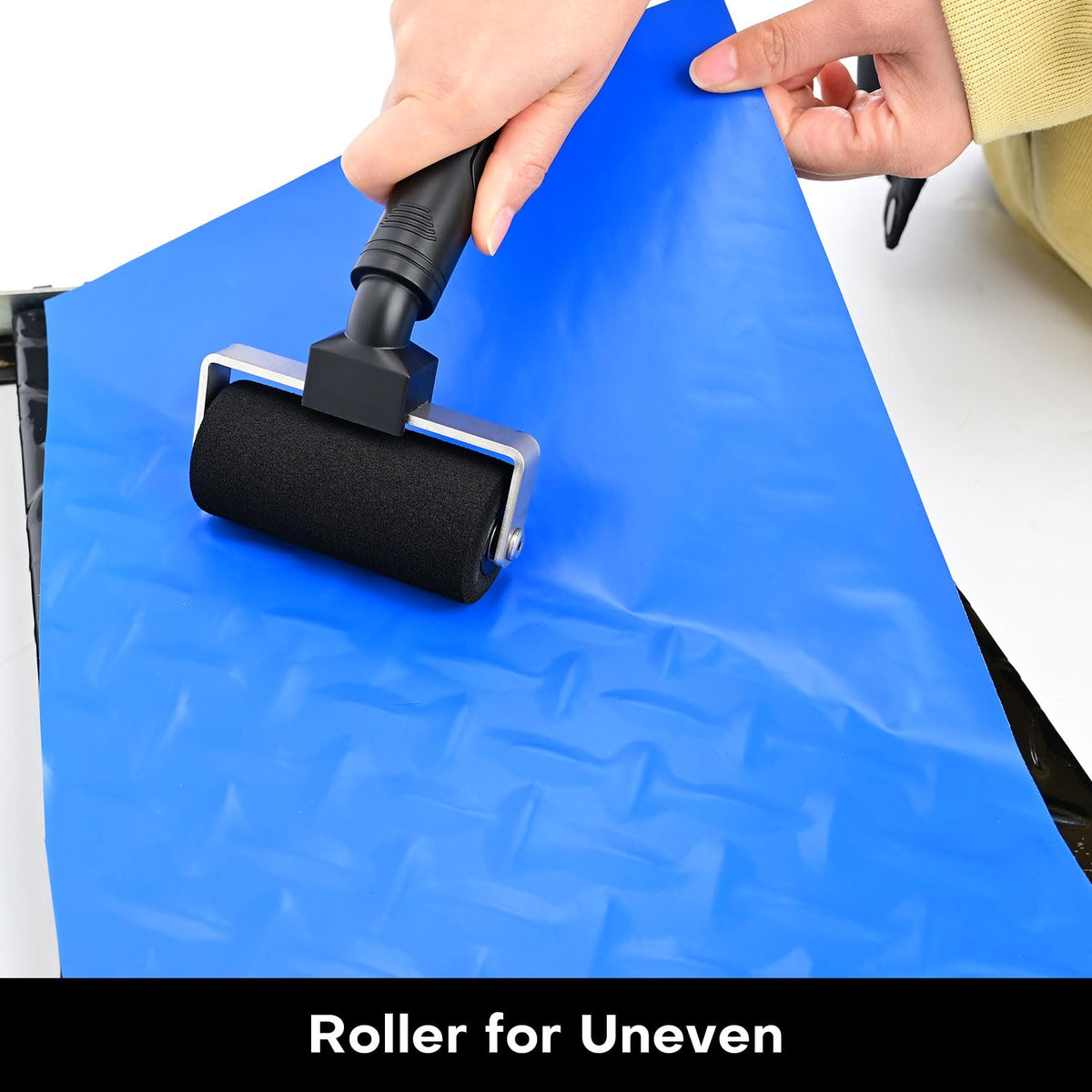 NEWISHTOOL ergonomic handle textured grip for comfortable pressure during wrapping