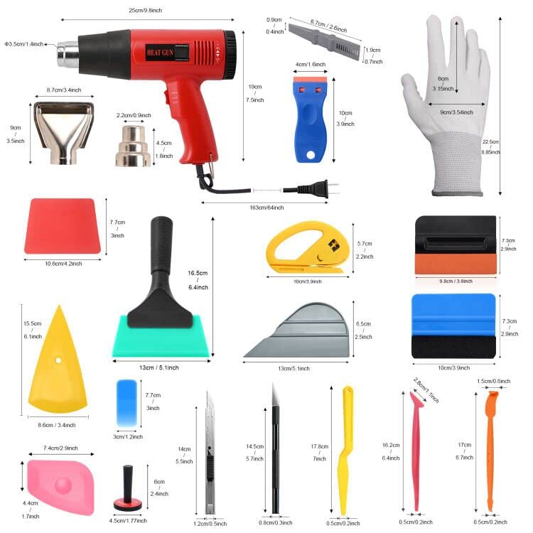 NEWISHTOOL heat gun LCD display providing precise temperature control