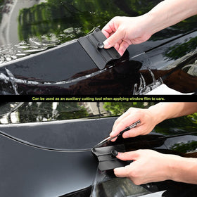 NEWISHTOOL used inside car interior for tint and tight-corner access benefits