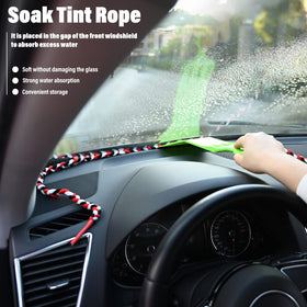 NEWISHTOOL microfiber close-up highlighting hand-braided texture and strong absorption